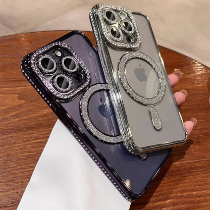 Glitter Diamond Transparent iPhone Case