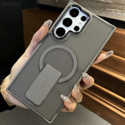 Luxury Magnetic Samsung Case w/Folding Stand