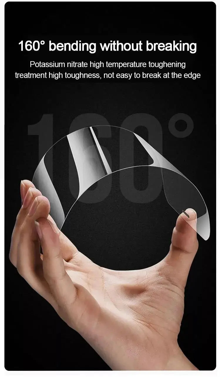 5pcs Tempered Glass for iPhone 17 16 15 14 13 12 Pro Max