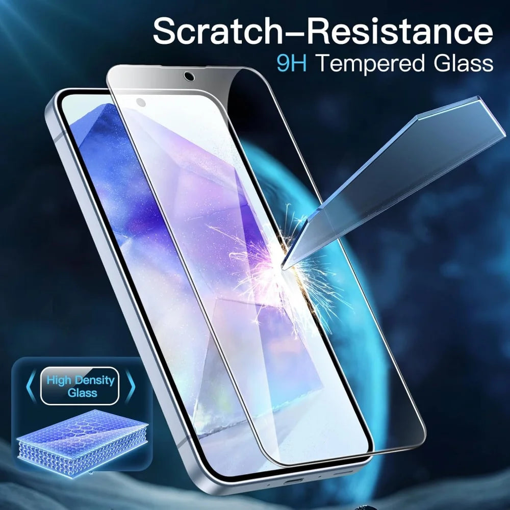 3PCS HD Tempered Glass For Samsung