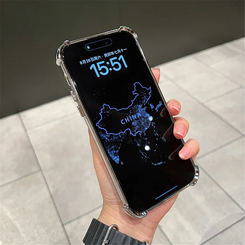 Luxury Plating iPhone Case w/Holder Stand