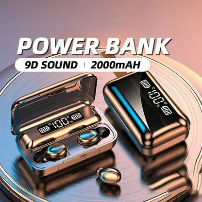 TWS F9-5 Earphone Bluetooth 5.3 Wireless Headphones