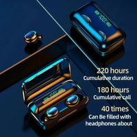 TWS F9-5 Earphone Bluetooth 5.3 Wireless Headphones