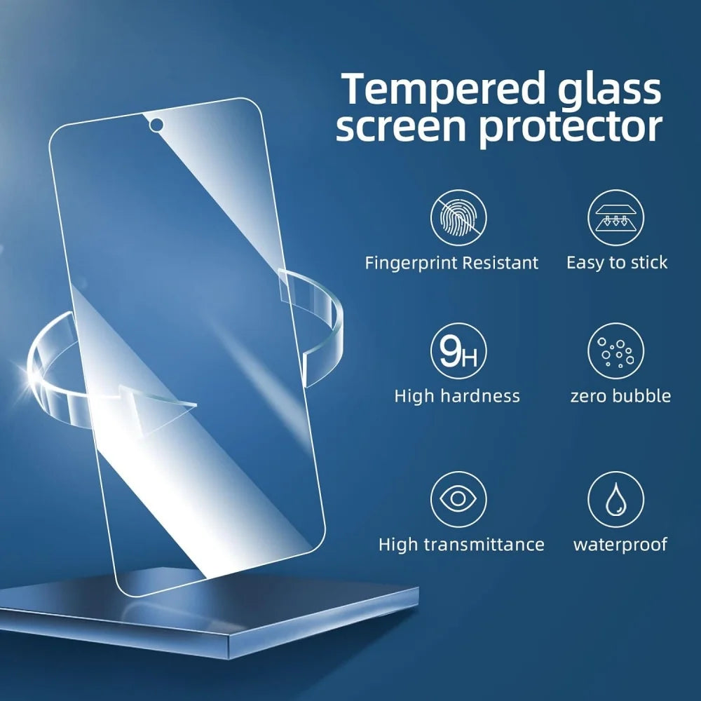 3PCS HD Tempered Glass For Samsung