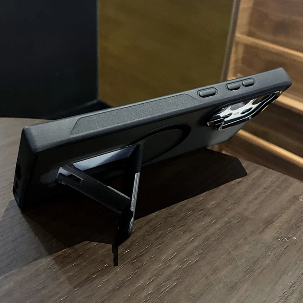 Luxury Magnetic Samsung Case w/Folding Stand